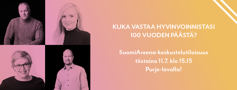 KUTSU: Suomi sadan vuodesta päästä -Kuka vastaa hyvinvoinnistasi? Porissa 11.7.2017 klo 15.15