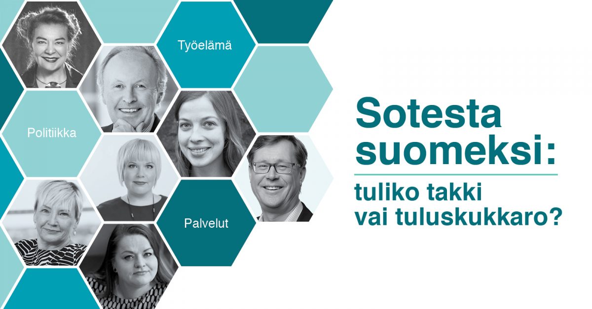 Kutsu: Sotesta suomeksi: tuliko takki vai tuluskukkaro?